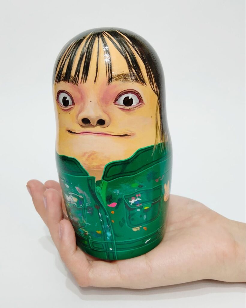 【Teenage Journey】
Wooden matryoshka dolls (set of 10), acrylic paint
August 2021
9
Rin Northwind
リン ノースウィンド