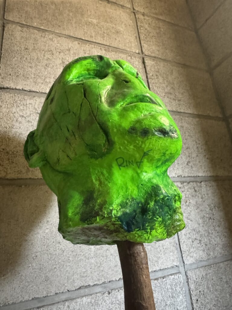 【 V 】 June 2022 Stone clay, wood, screws, concrete. Rin Northwind