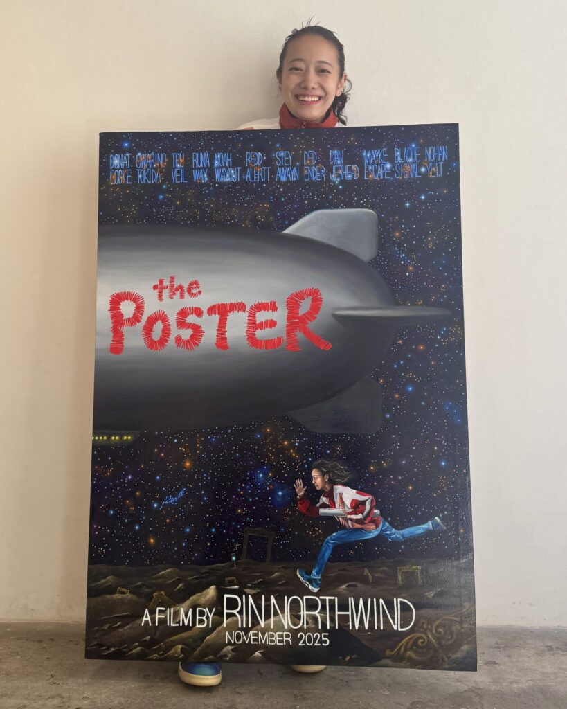 【the POSTER (main)】 September 2025 Oil paint on canvas 1272×900mm With artist Rin Northwind リン ノースウィンド