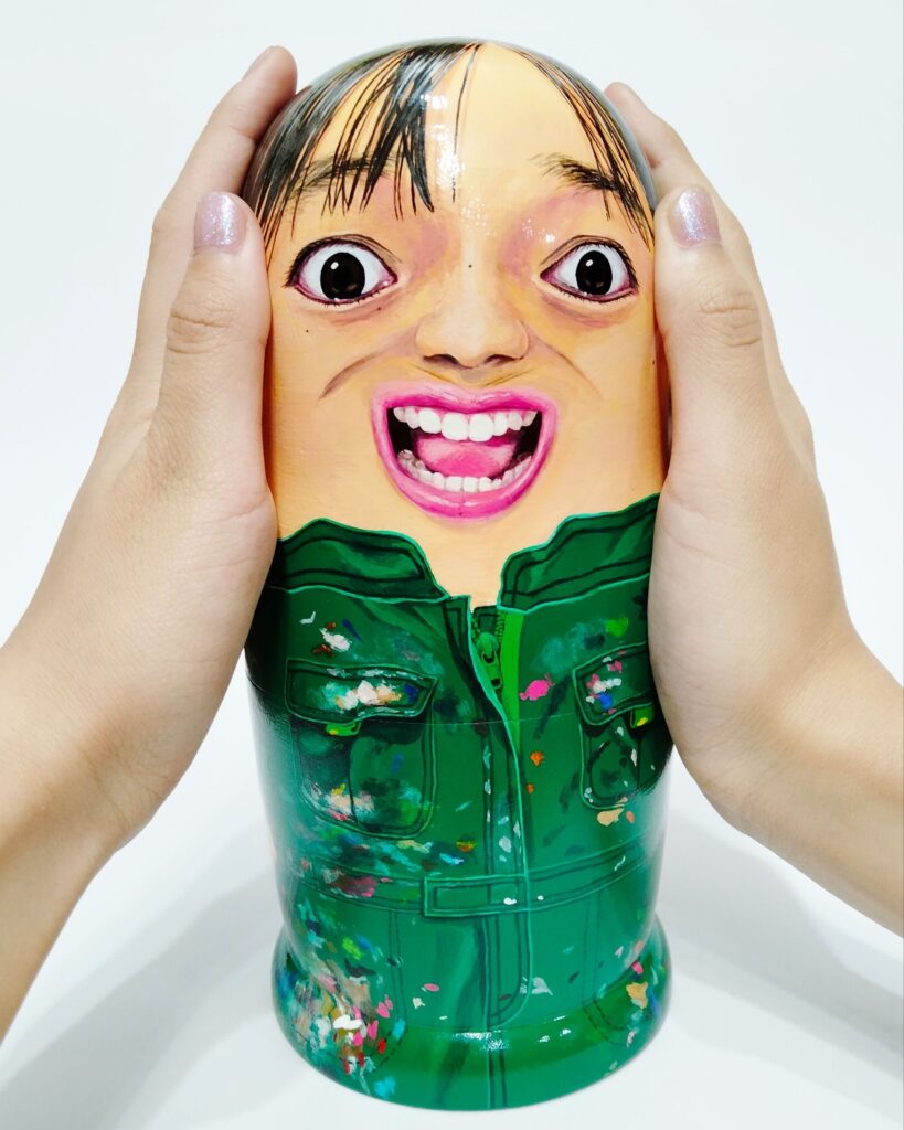 【Teenage Journey】
Wooden matryoshka dolls (set of 10), acrylic paint
August 2021
10
Rin Northwind
リン ノースウィンド