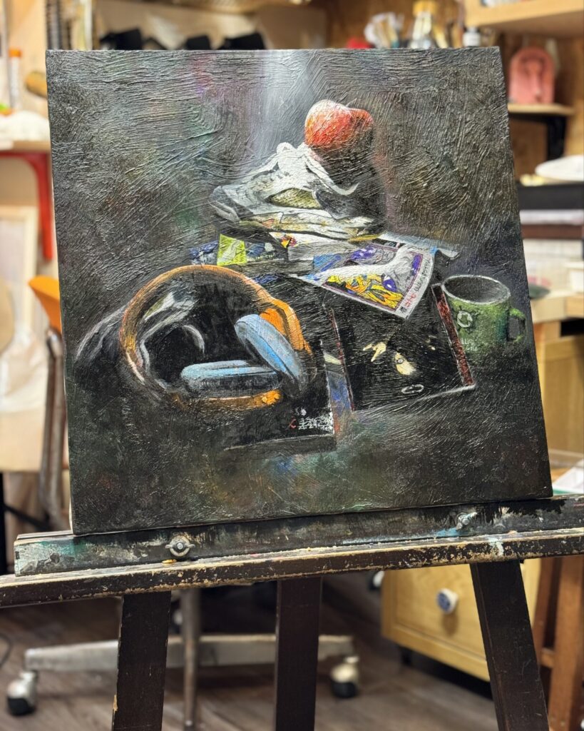 【 Richies 】(富)
December 2023
Oil paint on canvas
S8(45cm×45cm)

Rin Northwind
リン ノースウィンド