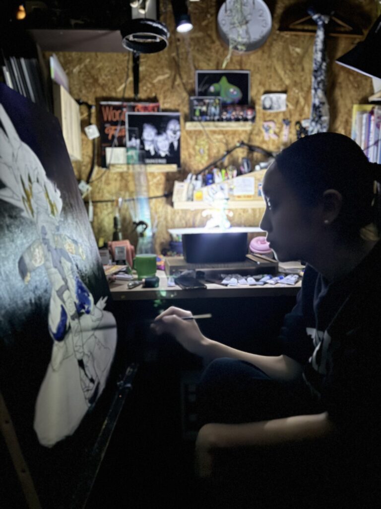 【 Justice 】
January 2024
Oil paint on canvas
F20(727×606mm)
Work in progress
Rin Northwind
リン ノースウィンド