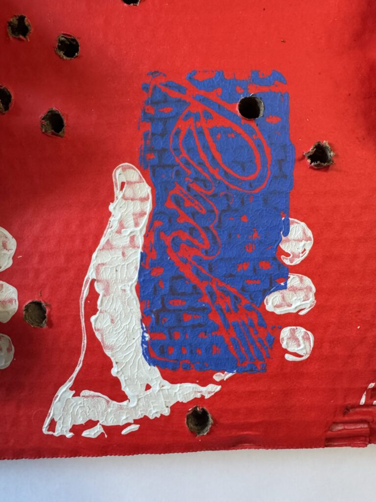 【猛毒SESSION #001】
2024
Resin, cardboard, acrylic paint, water-based paint, magnets, wooden frame, varnish

H:900 
W:600 
D:98

Price(TWD): 80,000
Detail7
Rin Northwind